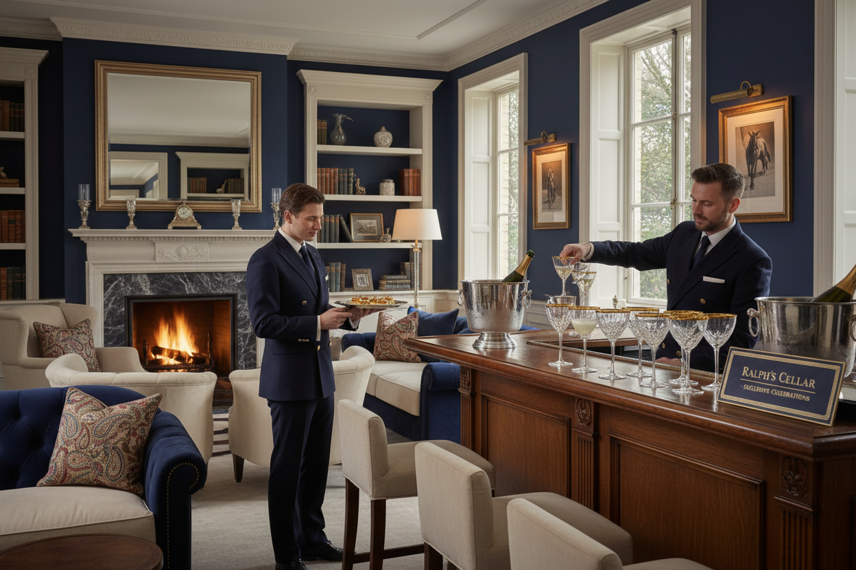 Bespoke luxury experience with champagne service